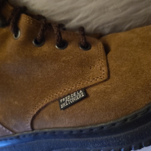 Fred De La Bretoniere Size 37 Brown Suede Leather - Picture 4 of 8